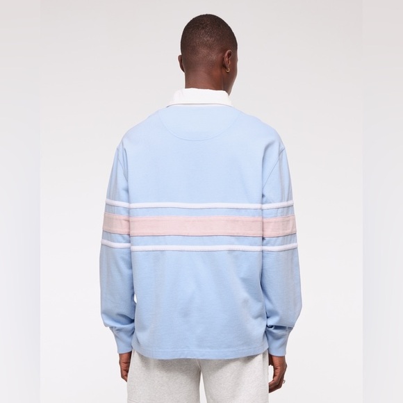 NWT Abercrombie x Danzy Design Studio Vol. 28 Long-Sleeve Danzy Rugby Polo XXXL - Picture 3 of 6